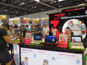 جناح توشيبا في معرض جيتكس