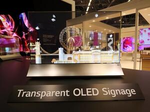 The centerpiece of LG’s ISE booth is its 55-inch Transparent OLED signage, a state-of-the-art product that will have visitors marvelling at the razor-thin bezels and elegant form factor.
