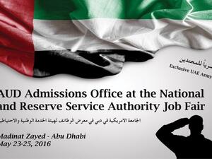 AUD at UAE Army Job Fair 