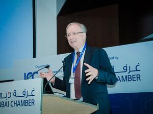 Vince Cook, NBF’s CEO, Giving the keynote speech at the opening of the conference.