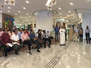 خلال إحدى ورشات العمل.