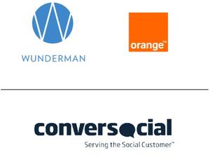 Wunderman, Conversocial, and Orange logos