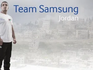 لاعب المصارعة الأردني يحيى أبو طبيخ