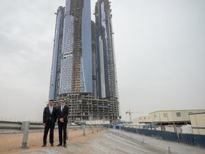 زياد الشعَّار، العضو المنتدب والمدير التنفيذي في شركة داماك العقارية و غسان عريضي، رئيس مجلس إدارة شركة باراماونت هوتيلز آند ريزورتس