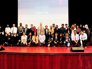 استقطبت المسابقة ما يزيد عن 60 طالب وطالبة من مختلف مؤسسات التعليم العالي بالدولة.