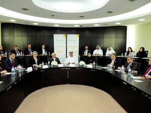 خلال المؤتمر الصحفي.