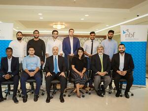 NBF's Head of Corporate and Institutional Banking Vikram Pradhan welcome participant in the NBF GenNext programme