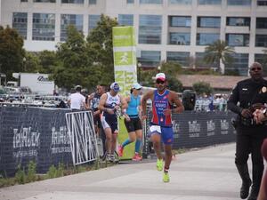Kuwaiti triathlete Abdulaziz Al Rashed