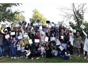 حصل الطلاب على شهادات إكمال البرنامج في 29 حزيران المنصرم في احتفال أقيم في المركز في البقاع.