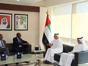 معالي عبيد حميد الطاير يستقبل وفداً مالياً واقتصادياً إثيوبياً