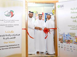 The new store was opened with a ribbon cutting ceremony attended by Mohamed Haji Al Khoori, director general of the Khalifa Bin Zayed Al Nahyan Foundation. (Trade Arabia)