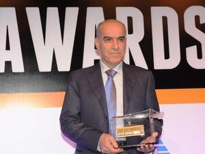 Mohamad Z. Jawhar, Al Jaber & Partners Managing Director was presented with an award for The Health and Safety Initiative of the Year at the first Construction Week Awards ceremony