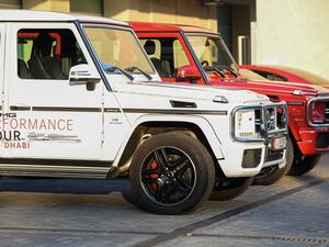 AMG customers also put the cars through their paces on the Drag Race track and Auto X.