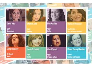 قائمة النساء العربيات الأكثر تأثيراً على مستوى العالم في موقع مجلة Arabian Business 