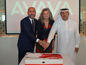 During the inauguration of Avaya new office in Bahrain