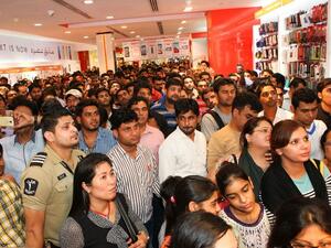 During the event