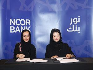 During the signing ceremony