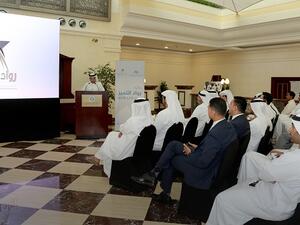 His Excellency Mohammed Saif Al Suwaidi, Director General of ADFD Speaking at the launch ceremony.