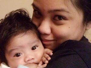 السيدة لوزانو وطفلها 