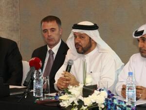 Hashim Al Nuaimi, Director of Consumer Protection Department at the Ministry of Economy, speaking during the meeting