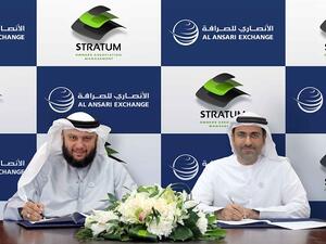 The agreement was signed by Rashed Ali Al Ansari, General Manager of Al Ansari Exchange, and Saeed Al Fahim, CEO, Stratum, in the presence of a number of senior officials from both sides.