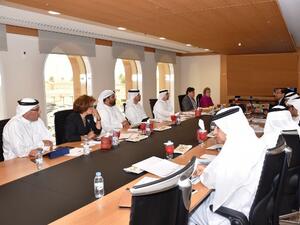 The meeting covered elements on the latest developments of financial policies at a UAE level.