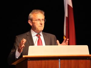 Dr. Gerd Nonneman, dean of GU-Q