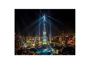 Emaar's 'Light Up 2018' the Guinness World Record for the 'largest light and sound show on a single building', staged on Burj Khalifa.