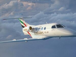 أكاديمية الإمارات لتدريب الطيارين، ستشارك في معرض البحرين للطيران بعرض طائرة التدريب النفاثة ذات المحركين امبراير فينوم 100.