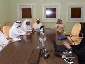 خلال استقبال وفد الإدارة العامة للجمارك بأبوظبي 