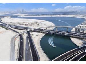 The project will ease the flow of traffic along the Financial Center Road and surface intersections.