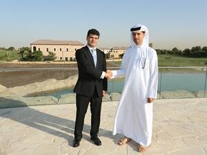 جيل ازيفيدو، رئيس الخدمات المصرفية و عبدالعزيز بوخاطر، المدير التنفيذي لـ عقارات جميرا للجولف