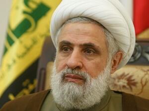 Hezbollah’s deputy head Sheikh Naim Qassem. (TDS)