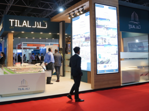 Tilal stand at the Dubai Property Show in Mumbai, India