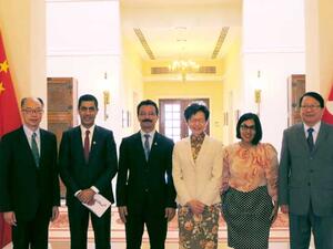 Officials at the meeting