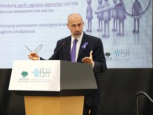 الدكتور وليد قرنفلة، مدير البحوث والدراسات في مؤتمر "ويش"، يتحدث عن بحوث "ويش" حول مرض الخرف لحينه