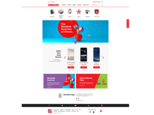 Ooredoo Home Page