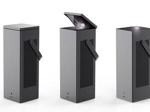 The LG CineBeam Laser 4K comes in a portable size and unique upright design that is only made possible by the mirrorless I-shaped engine.