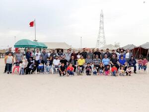 تضمنت الفعالية مجموعة من الأنشطة الشيقة والألعاب البرية المخصصة لأطفال الموظفين.