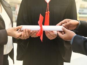 Generally, a fresh graduate will contact a company either when applying for a new job, following up via email, or inquiring after an interview. (Shutterstock)