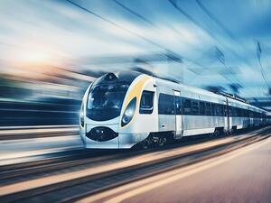 With a speed of up to 300 kilometers per hour, the electric trains on the line will carry around 60 million passengers per year. (Shutterstock)