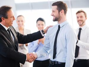 The fact that young managers may become responsible for older employees can lead to distress and unrest, but the truth is that there is no need to stress! (Shutterstock)