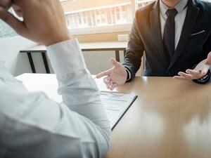 Your body language can say a lot about you, and can give the interviewer either a favorable or unfavorable impression. Here are a few tricks that will make your next job interview a much easier experience. (Shutterstock)