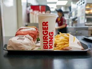 Burger King launched the Emirati eye-catching burger campaign for a limited period last year during the Year of Giving. (Shutterstock)