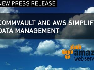 Commvault simplifies data management in the cloud with launch of validated reference architectures on AWS cloud