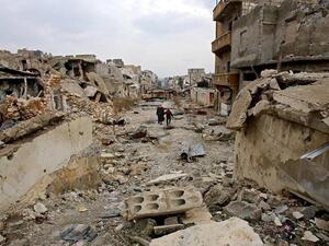 Syria has suffered immense physical destruction, while millions of workers have fled, been conscripted or killed. (AFP)