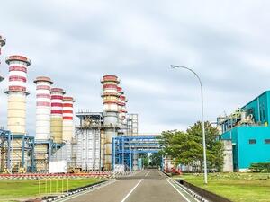 Muara Tawar combined cycle power plant in West Java, Indonesia.