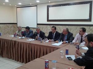 اول اجتماع للجنة فلسطين في نقابة المحامين الاردنيين