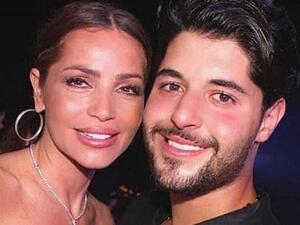 زوجة راغب علامة تخوض تحدي العشر سنوات بشكل يحرج ابنها!