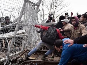 The build-up of refugees at Greece-Macedonia border has been described as a humanitarian disaster. (AFP/File) The build-up of refugees at Greece-Macedonia border has been described as a humanitarian disaster. (AFP/File)